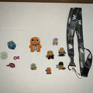 Amazon PECCY Pin 11 Pc Bulk Lot 11 Pins 1 Lanyard - Picture 1 of 5