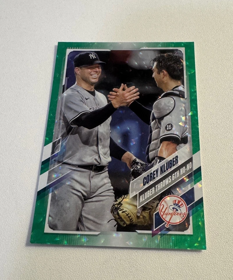 COREY KLUBER 2021 Topps 更新系列绿色箔 /499 — 第 1/1 张图片