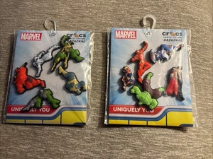 Crocs Jibbitz 5-Pack X2 Marvel Shoe Charms Original Jibbitz - Picture 1 of 3