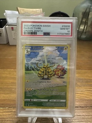 2023 Pokemon Sword And Shield Crown Zenith Electivire #GG08 Fa PSA 10 - Image 1 of 2