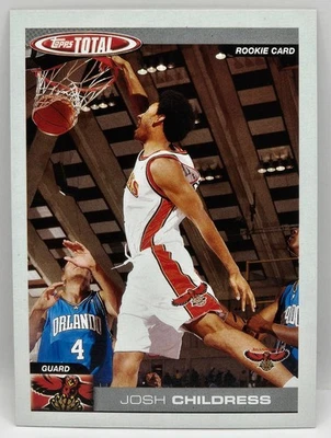 Tarjeta de novato 04-05 Topps Total Josh Childress (Atlanta Hawks) #333 Foto 1 de 2
