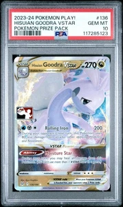 Pokemon Hisuian Goodra VSTAR 136/196 Prize Play Promo PSA 10 GEM MINT - Picture 1 of 2