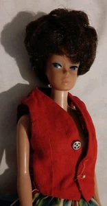 Barbie Midge bambola Mattel vintage 1962 taglio a bolla con capelli castani - Foto 1 di 11