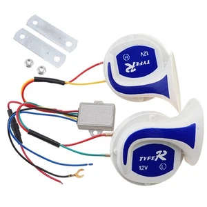 Sirena eléctrica digital 12V 115DB bocina de caracol de aire fuerte 18 sonidos para camión de automóvil - Imagen 1 de 10