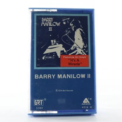 Barry Manilow II 2 (Rare Blue Cassette Tape, 1974 Bell Records) TESTED 5301-4016 Foto 1 de 4