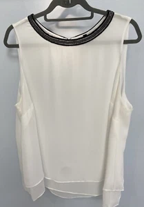 NWT Torrid Women’s 2x White Chiffon Double Layered short Sleeve Summer Tunic Top - Picture 1 of 9