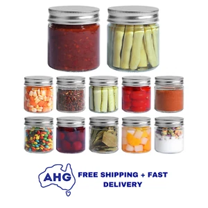 Mason Jars 8 Oz 12Pack with Regular Lids and Bands, 250Ml Glass Pint Canning Ja - Picture 1 of 8