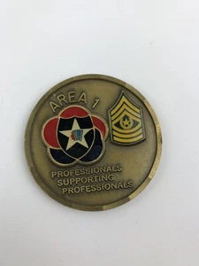 William Foster CSM Camp Page Camp Casey Camp Red Cloud Challenge Coin Area 1 - Picture 1 of 7