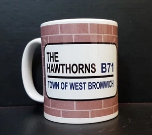 The Hawthorns Stadium Sign 11oz Mug. West Bromwich Albion. The Baggies. - Picture 1 of 2