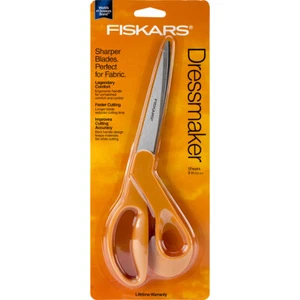 Fiskars Bent Dressmaker Scissors, 9.5 Inches, Right-Handed, Orange Handles - Picture 1 of 1