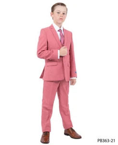 Perry Ellis PB363 5 pieces Kids Suits Mauve - Picture 1 of 14