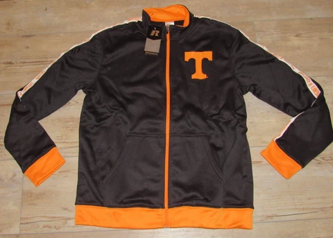 Tennessee Volunteers VOLS Russell Athletic Full Zipper Track Jacket Men's Large Cover