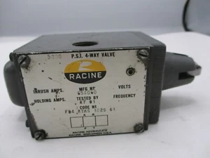 NEW RACINE FD4-RTKS-102S-01 SOLENOID VALVE 654060 - Picture 1 of 3