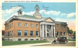 North Tonawanda Post Office New York 1929 Postcard - Picture 1 of 2