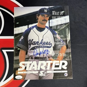 Don Mattingly New York Yankees Signed 8x10 Magazine Cover Photo Autographed JSA - Picture 1 of 4