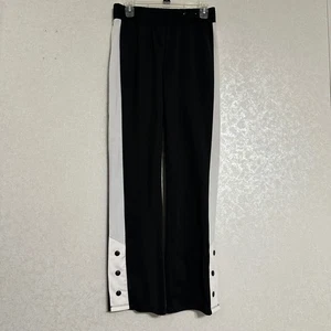 Flirtitude Active schwarze Flirty Jogginghose weiß Seitenstreifen Druckknopf Gr. S - Bild 1 von 5