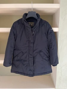 Woolrich giubbotto parka bambina unisex 6 anni blu giaccone in piuma d'anatra - Foto 1 di 14