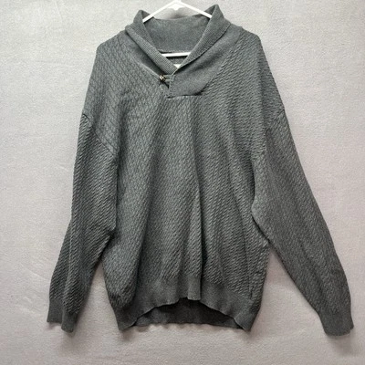 Suéter Pronto Hombre Cuello Botón Cálido Cómodo No Arañazo Para Hombres XXL 0694 RECICLADO Foto 1 de 4