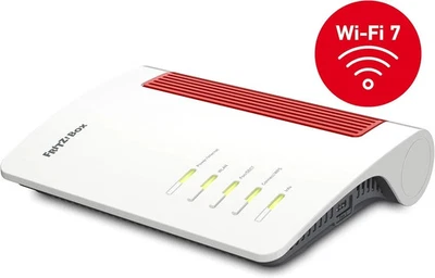 AVM FRITZ! Fritz!Box 4690 Wi-Fi 7 DSL Kabel Glasfaser 6.960 MBit/s, 1x 10-Gigabit-WAN WLAN