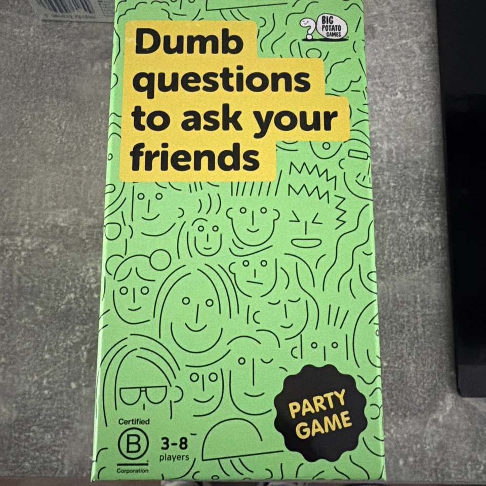 Dumb Questions To Ask Your Friends Party Game New & Sealed - Image 1 of 1