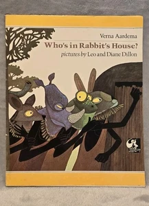Who's In Rabbit's House By Verna Aardema 1st Edition Soft Cover - Picture 1 of 4