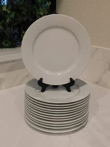 6 Ikea 365 Susan Pryke White 10.5" Dinner Plates Turkey 13286 (2 sets avail.) - Picture 1 of 5