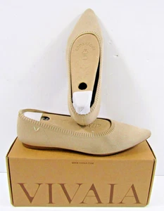 Nuove scarpe basse Vivaia Aria Walker noce moscata slip on taglia EUR 43 US 11 - Foto 1 di 16