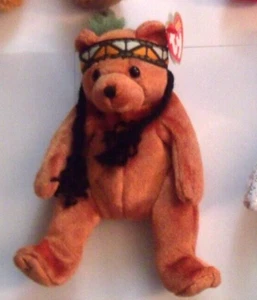 TY Beanie Baby - LITTLE FEATHER the Bear 9/22/2003 NWT - Picture 1 of 1