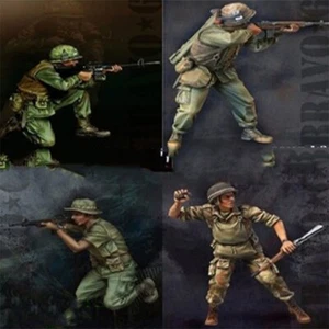 Vietnamkrieg US Infanterie Soldaten Maßstab 1:35 Modell Figuren Militär Miniatur Set - Bild 1 von 1