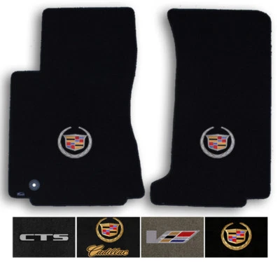 Alfombrillas Lloyd Carpet 2 piezas para Cadillac CTS 2008-14 con AWD - Elige color y logotipo Foto 1 de 4