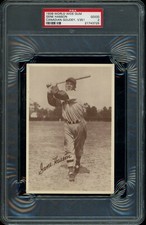 1939 V351 Canadian Goudey World Wide Gum Gene Hasson PSA 2 GD LOOK!