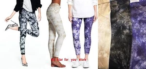 HUE Damen Leggings Krawatte-Färbung Denim Skimmer Leggings XS, S, M, L, XL - Bild 1 von 9