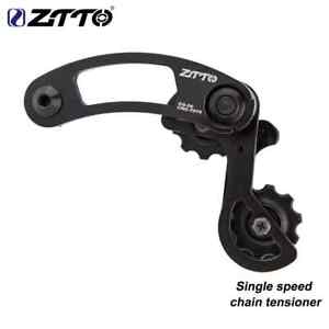 Bicycle Single Speed Chain Tensioner Bike Derailleur Conversion Dual Guide ZTTO