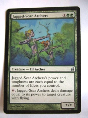 MTG Jagged-Scar Archers lorwyn Uncommon Light Play!! - Image 1 of 2