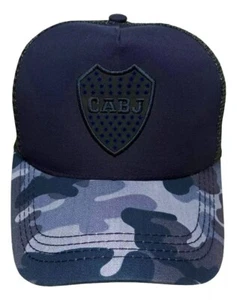 BOCA JRS - Camouflaged Visor Official TRUCKER Hat - Cap - Blue - New - Picture 1 of 3