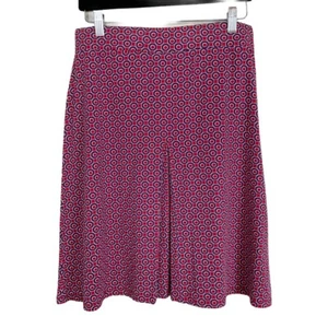 Boden WG351 Swing Pink Purple Circles Women's Size 10R Skirt - Picture 1 of 7