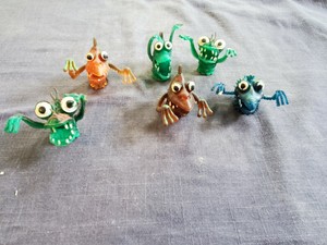 finger monsters rubber finger puppets
