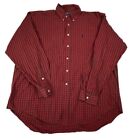 VTG Polo Ralph Lauren Button Down Long Sleeve Plaid Shirt Size 2XLT