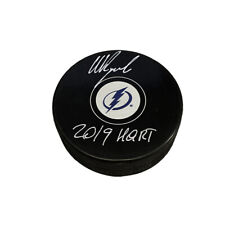 NIKITA KUCHEROV Autographed Tampa Bay Lightning Puck - 2019 Hart