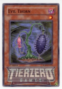 Yugioh RGBT-EN009 Evil Thorn Common 1st Edition LP - Picture 1 of 1
