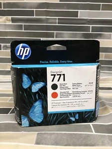 HP 771 CE017A Printhead - Red/Black -- Expired Jan. 2023 - Photo 1/2