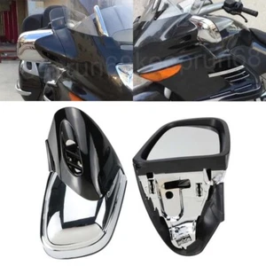 2X Chrome Rearview Side Mirror Left+Right For BMW K1200 K1200LT K1200M 1999-2008 - Picture 1 of 12