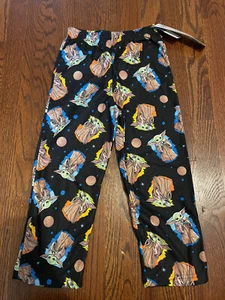 Boys NWT Star Wars Fleece Gray Pajama Lounge Pants Baby Yoda - New, Size 6 - Picture 1 of 3