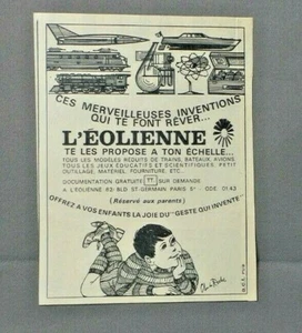 PUB PUBLICITE ANCIENNE ADVERT CLIPPING 290419 / JEUX MINIATURE L EOLIENNE - Imagen 1 de 1