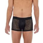 HOM Temptation Rudy Boxer Brief mens lace underwear trunk male short see through
