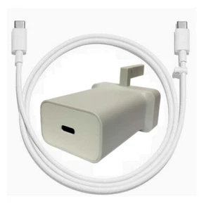 Genuine Google Charger 18W Fast UK Mains Plug With USB-C Cable - Picture 1 of 24