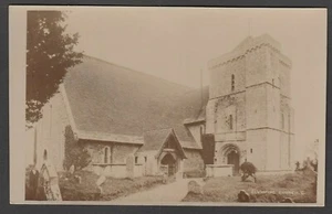 Postcard Climping Clymping Church near Bognor Regis Sussex early RP - Picture 1 of 1