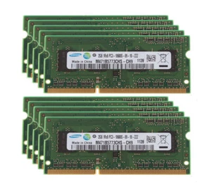 Samsung DDR3 20 GB RAM 10pcs 2 GB 1RX8 1333MHz PC3 10600S SODIMM Laptop Memory_ - Picture 1 of 8