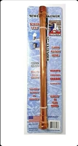 Sewer Skewer 17-inch Long Copper Drain Waste Vent Defroster Extension - Picture 1 of 1