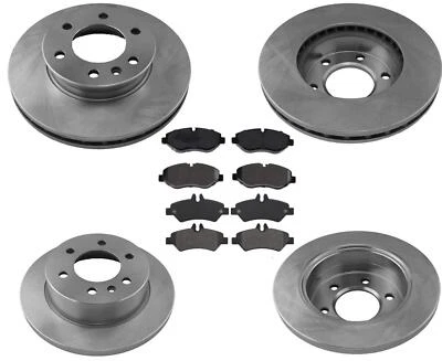 Pastillas de rotores de freno de disco delanteros y traseros Freightliner Sprinter 2500 2013-2016 6 piezas Foto 1 de 4